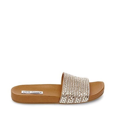 steve madden dazzle embellished slide sandal